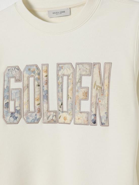 25FW [키즈] 골든구스 풀오버 GKP01388P00219411737 Yellow Cream - GOLDEN GOOSE