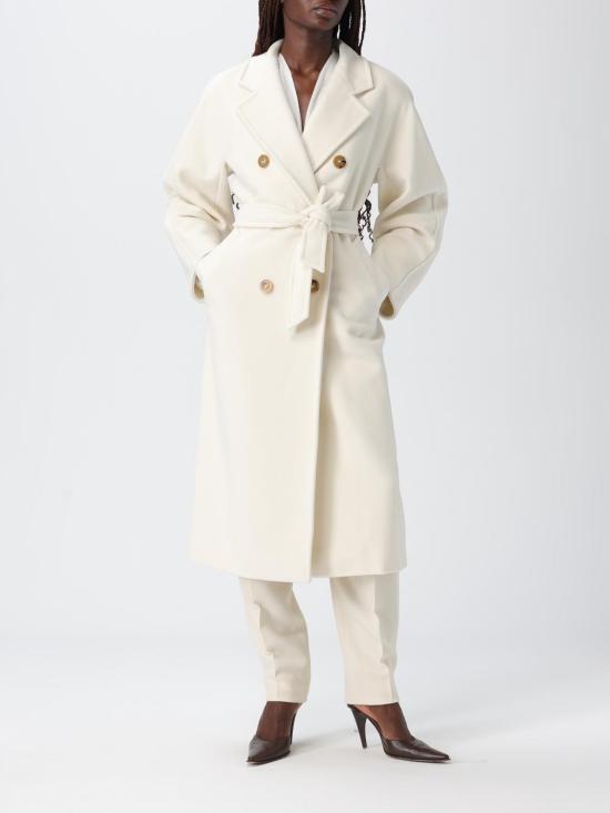 25FW 막스마라 MADAME 마담 더블 브레스티드 코트 2521018011600 021 White - MAX MARA