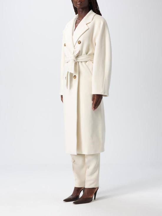 25FW 막스마라 MADAME 마담 더블 브레스티드 코트 2521018011600 021 White - MAX MARA