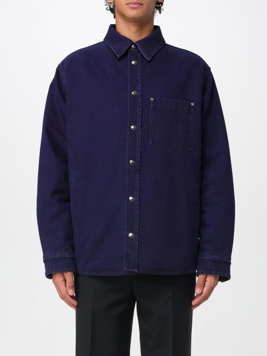 25FW 구찌 리버서블 데님 플란넬 셔츠 835282XDDB6 4447 Blue