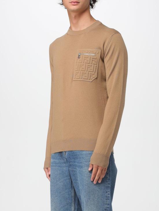 25FW 펜디 스웨터 FZE035ATMO F0QU5 Camel - FENDI