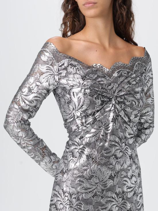 25FW 파코라반 롱 원피스 25AJRO065PA0244 V912 Silver - PACO RABANNE