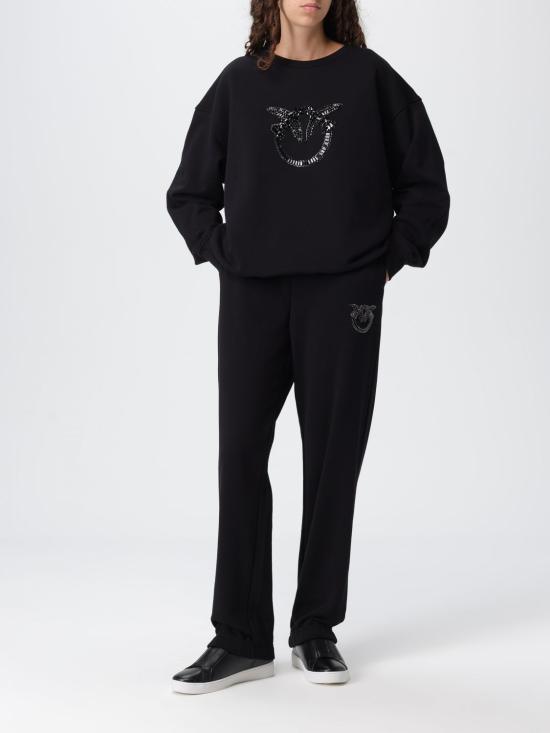 25FW 핑코 스트레이트 팬츠 104790A2RO Z99 Black - PINKO