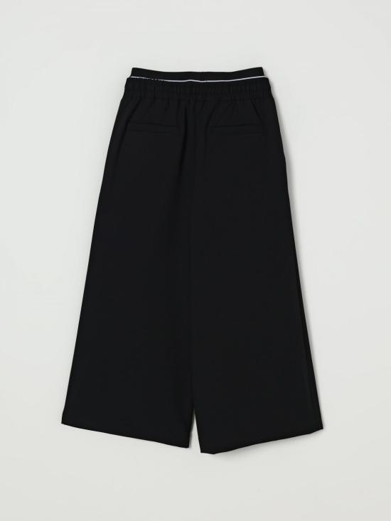 25FW [키즈] 엠에스지엠 스트레이트 팬츠 F5MSJUP275 110 Black - MSGM