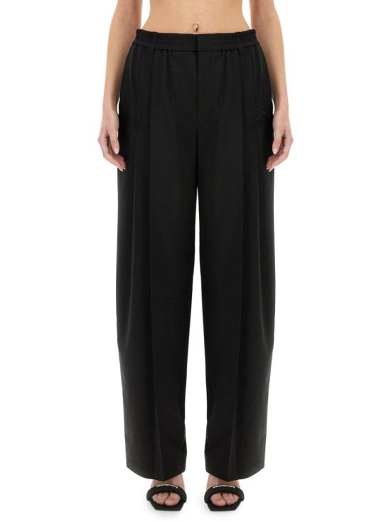 25SS 알렉산더 왕 스트레이트 팬츠 1WC2254811 001 Black