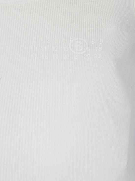 25SS MM6 메종마르지엘라 민소매 티셔츠 S52NL0070M20054 White - MM6 MAISON MARGIELA
