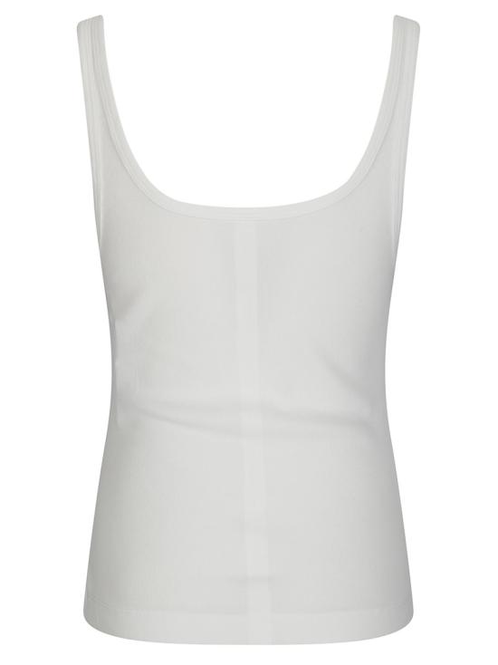 25SS MM6 메종마르지엘라 민소매 티셔츠 S52NL0070M20054 White - MM6 MAISON MARGIELA