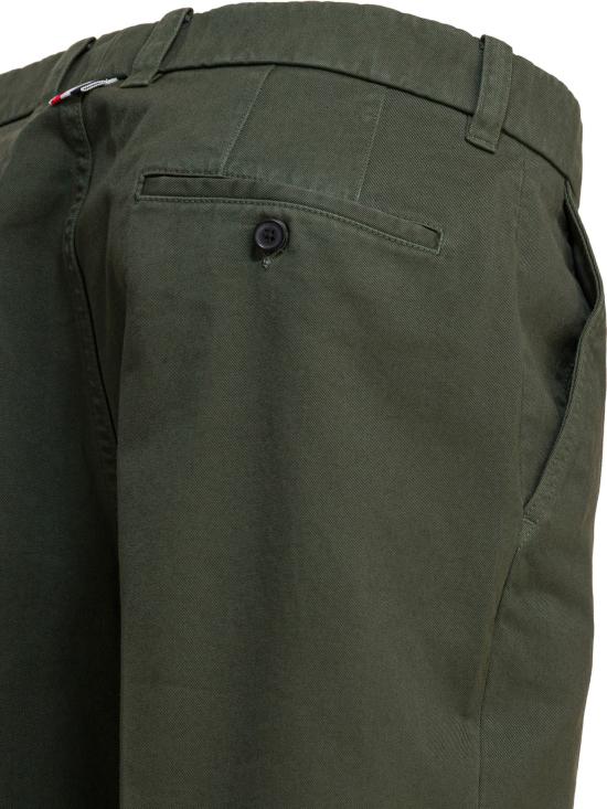 25FW 톰브라운 코튼 트윌 유틸리티 치노 팬츠 MTU335WF0576350 Green - THOM BROWNE