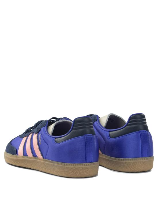 25FW 아디다스 삼바 OG 새틴 스웨이드 스니커즈 JS1317LUCBLU NINDIG GUM3 Blue - ADIDAS