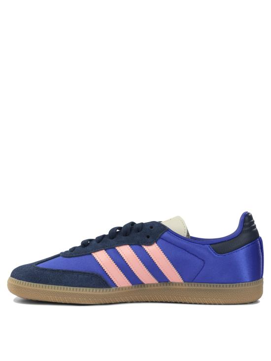 25FW 아디다스 삼바 OG 새틴 스웨이드 스니커즈 JS1317LUCBLU NINDIG GUM3 Blue - ADIDAS