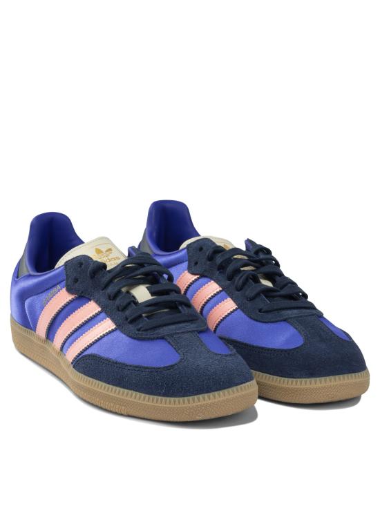 25FW 아디다스 삼바 OG 새틴 스웨이드 스니커즈 JS1317LUCBLU NINDIG GUM3 Blue - ADIDAS