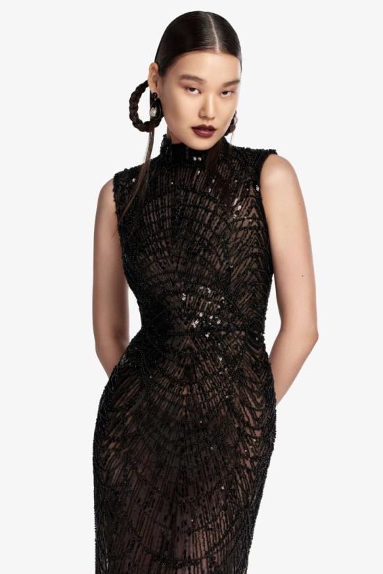  사이드 코베이시 무톤 롱 비즈 드레스 - SAIID KOBEISY