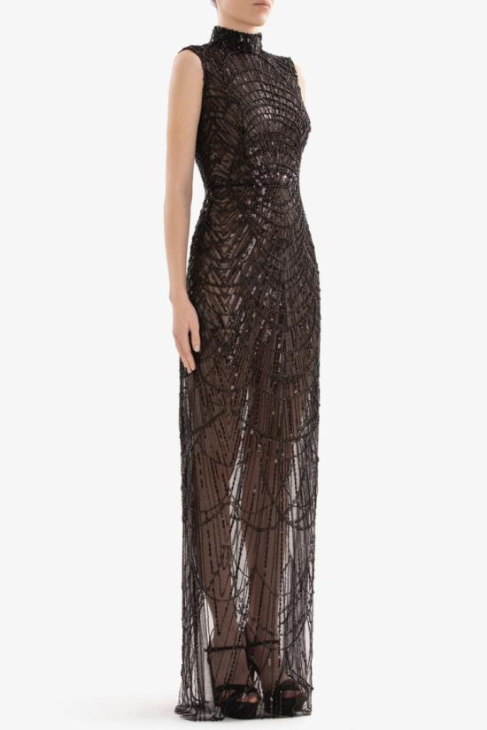  사이드 코베이시 무톤 롱 비즈 드레스 - SAIID KOBEISY