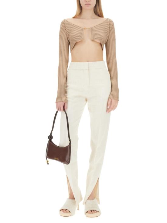  자크뮈스 스트레이트 팬츠 231PA038 1069110 White - JACQUEMUS