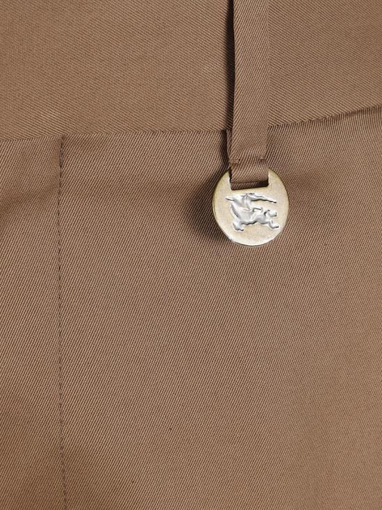  버버리 테일러드 하이 웨이스트 팬츠 8106370 B2039 Brown - BURBERRY