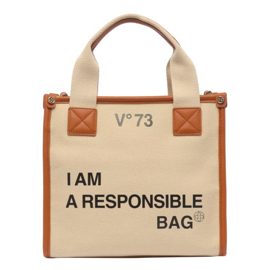 25FW 브이73 토트백 73BS6AF02 NATURALE CUOIO Beige