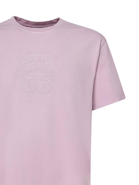 25FW 로에베 반팔 티셔츠 H526Y22XBN 6140 Purple - LOEWE