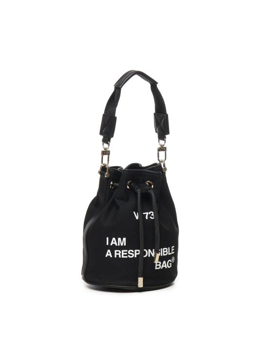 25FW 브이73 토트백 73BS6AF12 RESPONSIBILITY BISNERO Black - V73