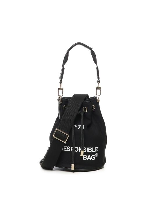 25FW 브이73 토트백 73BS6AF12 RESPONSIBILITY BISNERO Black
