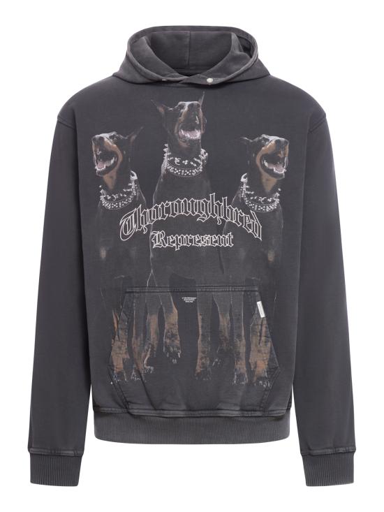  리프레젠트 후드 티셔츠 MLM41134003 VINTAGE BLACK DOM