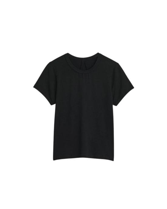  랙앤본 반팔 티셔츠 Rag & Bone Luca Jersey Baby Tee 블랙
