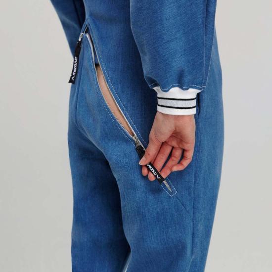  모노수트 점프수트 봄버수트  네이비 - MONOSUIT