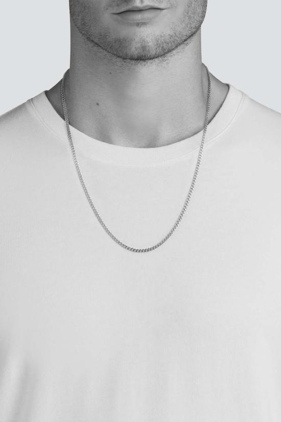  미안사이 네크리스 골드 베르메일 3mm 쿠바 체인