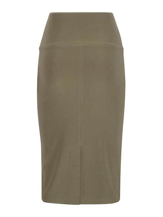  노마카말리 미디 스커트 KK323SPL140997MILITARY Dark Green - NORMA KAMALI