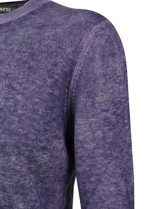  아방도이 스웨터 222WD1585CSMVHV00787 Purple - AVANT TOI