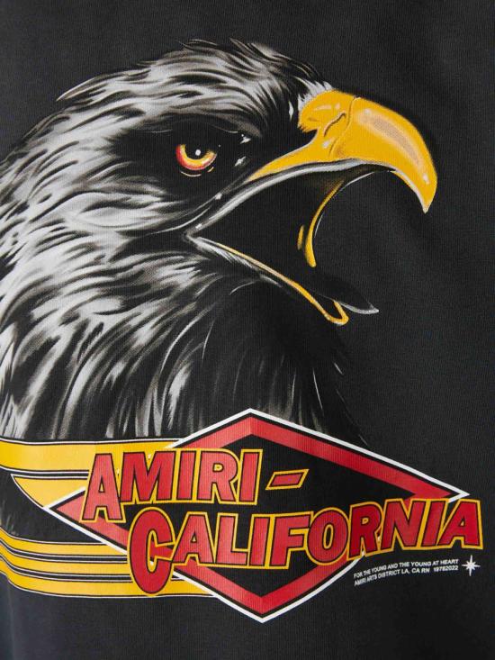 25FW 아미리 반팔 티셔츠 AMJYTE1209 001BLACK STRAIGHT JEANS - AMIRI