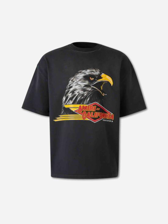 25FW 아미리 반팔 티셔츠 AMJYTE1209 001BLACK STRAIGHT JEANS