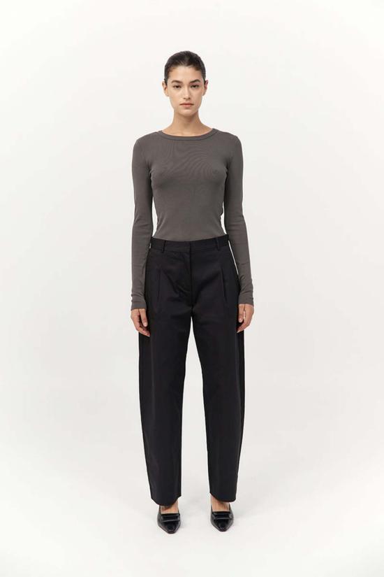  세인트아그니 긴팔 티셔츠 세인트 아그니 오가닉 코튼 롱슬리브 탑 - ST.AGNI