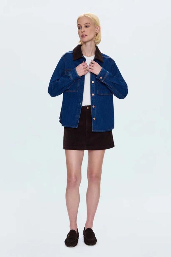  피스톨라 데님 자켓 데본 릴렉스드 샤켓 인피니티 - PISTOLA