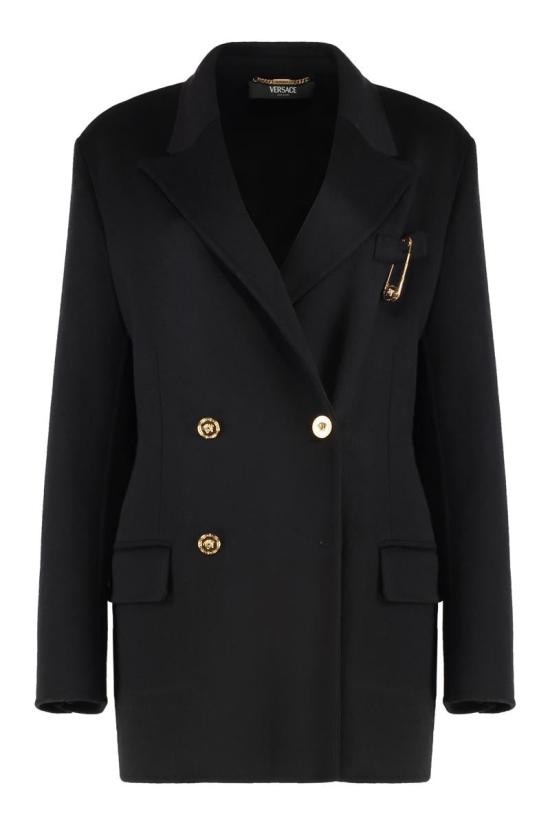 25FW 베르사체 코트 10209711A15400 1B000 Black