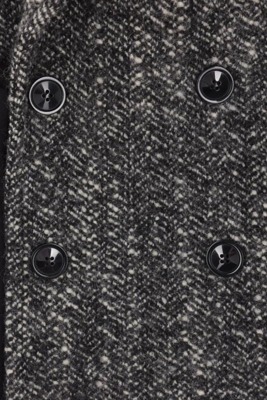 25FW 이자벨마랑 버클 디테일 버튼 트위드 자켓  MA0474FAC4D01IBKEC BLACK ECRU - ISABEL MARANT