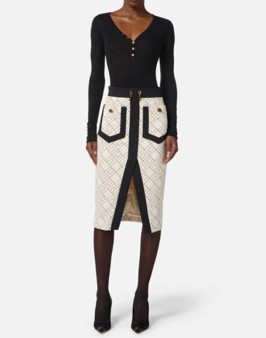 25FW 엘리자베타프랜치 GOS0156E2EF1 Milk Nero LATTE - ELISABETTA FRANCHI