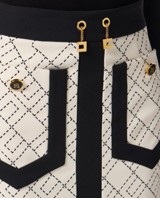 25FW 엘리자베타프랜치 GOS0156E2EF1 Milk Nero LATTE - ELISABETTA FRANCHI