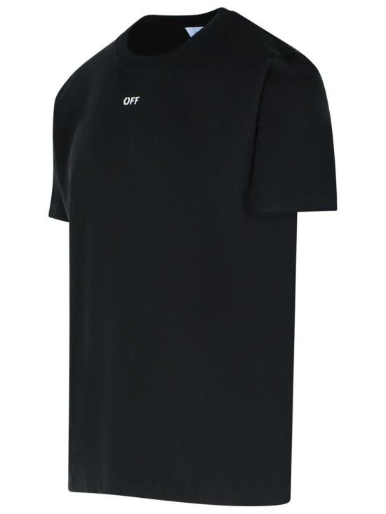 25FW 오프화이트 반팔 티셔츠 OMAA027F25JER0051001 Black - OFF WHITE