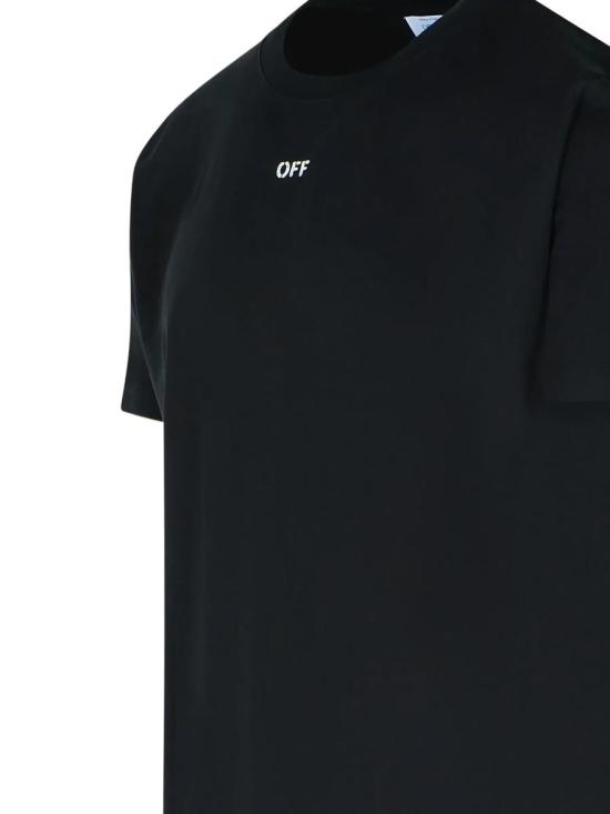 25FW 오프화이트 반팔 티셔츠 OMAA027F25JER0051001 Black - OFF WHITE