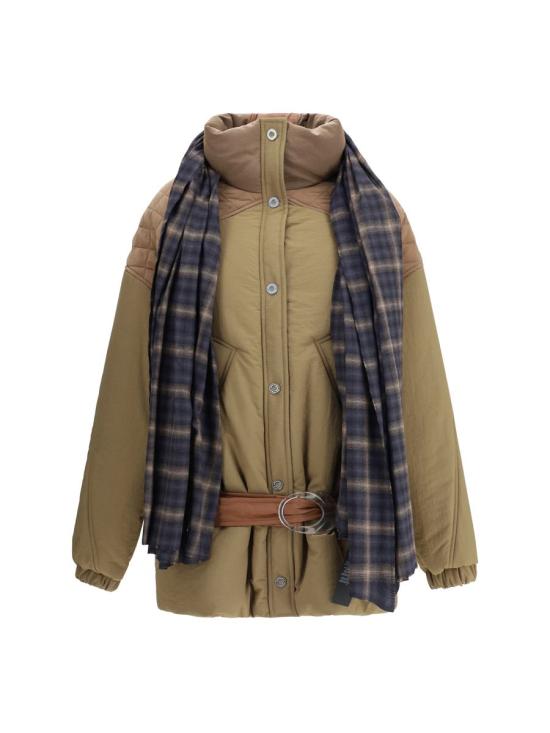 25FW 마벨 패딩 AFW1002TENYL01 MBRZ1 BROWN