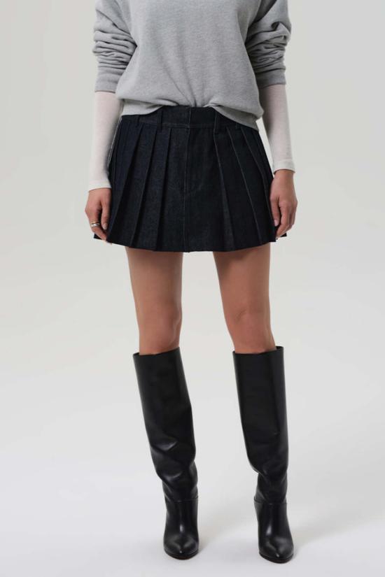  시티즌 오브 휴머니티 데님 스커트 시티즌스 오브 휴머니티 플리츠 미니 스커트 주노 - CITIZEN OF HUMANITY