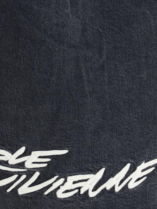 25FW 겐조 데님 셔츠 FF62DC2506C8 BS Black - KENZO