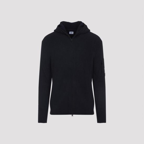 25FW 씨피 컴퍼니 스웨터 19CMKN258A 006170A 888 TOTAL ECLIPSE BLUE - C.P. COMPANY