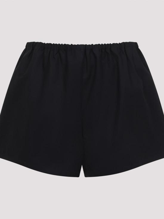  몽클레어 코튼 앤 실크 미니 셔츠 드레스   K10932G00011597LQ999 Black - MONCLER