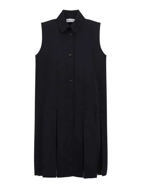  몽클레어 코튼 앤 실크 미니 셔츠 드레스   K10932G00011597LQ999 Black