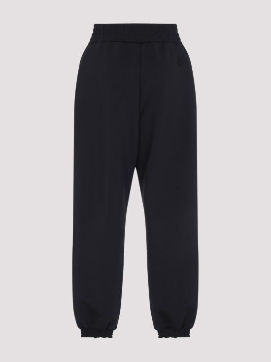 몽클레어 사이드 슬릿 포켓 블랙 스웨트팬츠 K10938H0000489A8K999 Black - MONCLER
