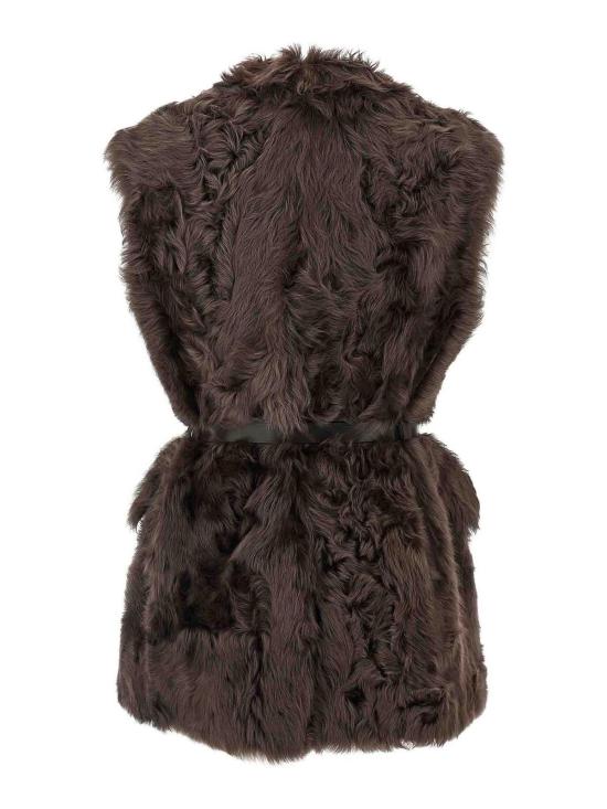  브루넬로 쿠치넬리 베스트 MPCHK7498C4408 Brown - BRUNELLO CUCINELLI