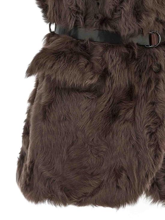  브루넬로 쿠치넬리 베스트 MPCHK7498C4408 Brown - BRUNELLO CUCINELLI