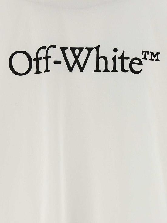 25FW 오프화이트 반팔 티셔츠 OWAA090C99JER0040110 White - OFF WHITE