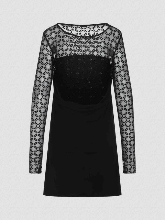  지방시 미디 원피스 BW22AC20H0008 Black - GIVENCHY